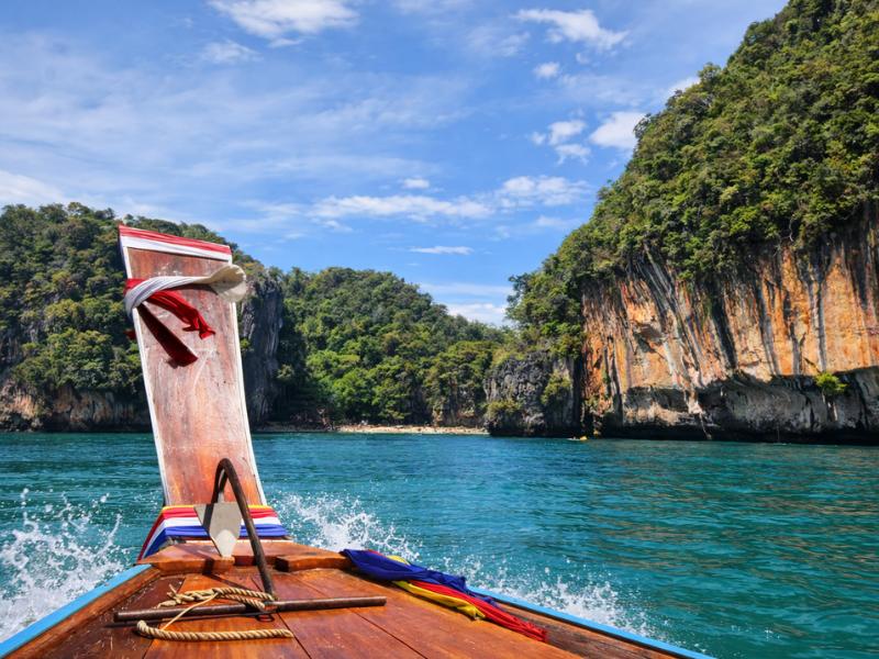 Private Luxury Longtail Boat Tour from Krabi – Exclusive Coastal Cruise